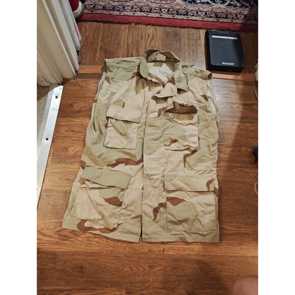 Propper Men's Large US Army Combat Vest Camouflage Desert Lightweight Camo - Picture 1 of 7
